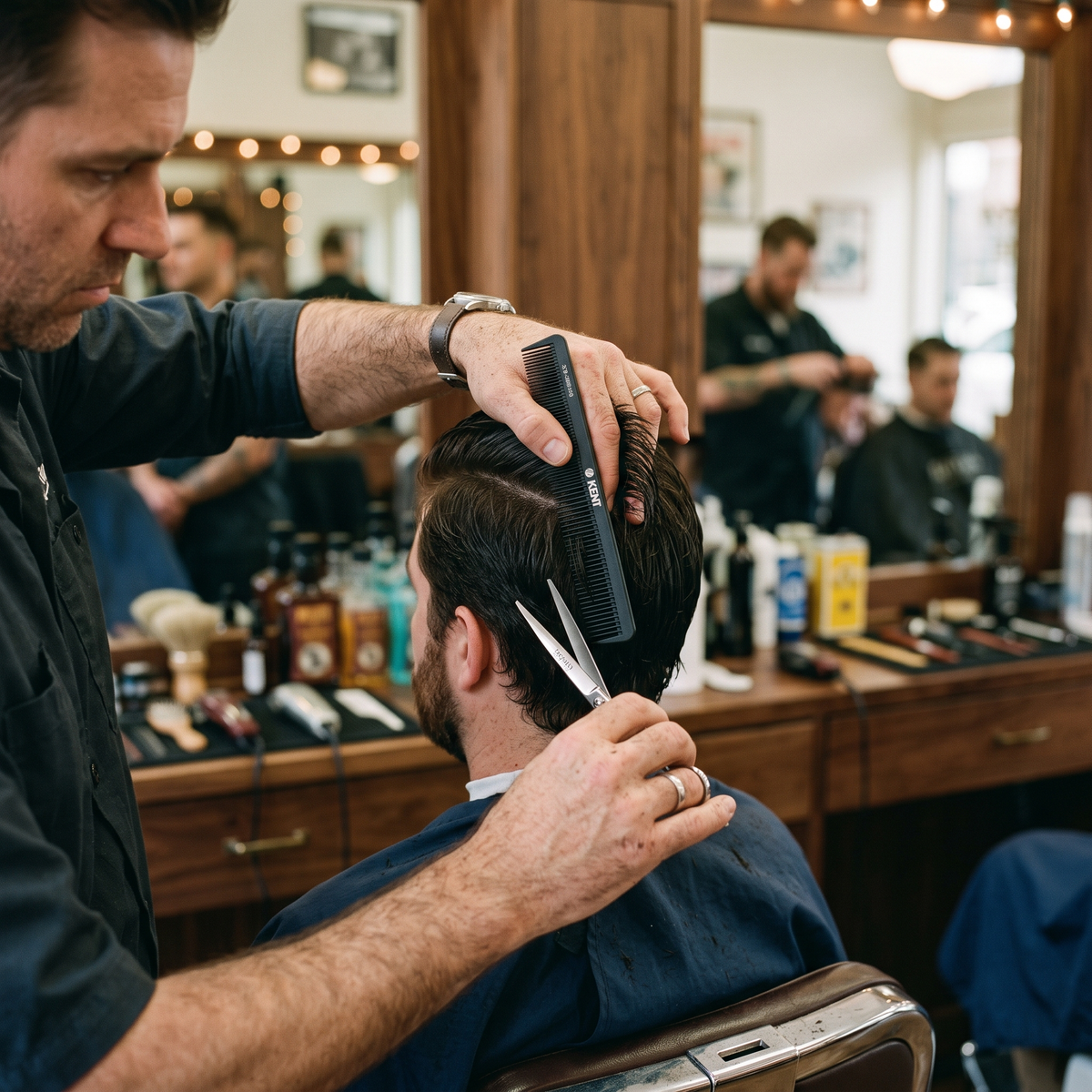 VYRAN Carbon-Kamm Set, 3-teilig — Im Barbershop